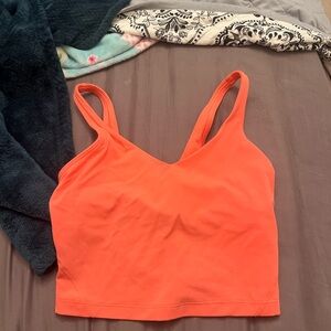 lululemon athletica pink coral align tank size 4
